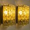 Wall Lamps in Brass and Glass, 1970s, Set of 2, Image 5