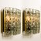 Wall Lamps in Brass and Glass, 1970s, Set of 2 2