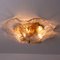 Amber and Clear Flush Mount by J. T. Kalmar for Kalmar Franken, Austria, 1960s, Image 16