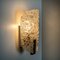Lampada da parete in vetro di Murano di Hillebrand, anni '60, Immagine 5