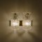 Große Murano Glas und Messing Wandlampen von Hillebrand, 2er Set 15