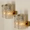Large Blown Murano Glass and Brass Wall Lights from Hillebrand, Set of 2, Image 14