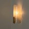 Lámparas de pared grandes de cristal de Murano soplado y latón de Hillebrand. Juego de 2, Imagen 13