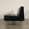 Leatherette and Chromed Metal Sofa, Italy, 1960s 11