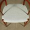 Teak and Foam Chairs, Italy, 1960s, Set of 3 6