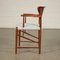 Teak and Foam Chairs, Italy, 1960s, Set of 3, Image 10