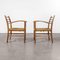 French Woven Rush Armchairs, 1950s, Set of 2, Image 3