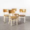 Bentwood Painted Dining Chairs from Ton, 1950s, Set of 4, Image 1