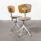 Czech Industrial Swivel Workshop Chairs, 1960s, Set of 2, Image 9