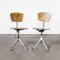 Czech Industrial Swivel Workshop Chairs, 1960s, Set of 2, Image 1