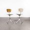 Czech Industrial Swivel Workshop Chairs, 1960s, Set of 2, Image 10