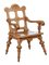 Late 19th Century Carved Oak Armchair, Image 1