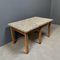 Eichenholz Schreibtisch mit Granitplatte 21