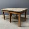 Eichenholz Schreibtisch mit Granitplatte 1