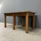 Eichenholz Schreibtisch mit Granitplatte 34