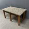 Eichenholz Schreibtisch mit Granitplatte 35