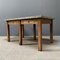 Eichenholz Schreibtisch mit Granitplatte 3
