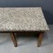 Eichenholz Schreibtisch mit Granitplatte 12