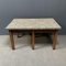 Eichenholz Schreibtisch mit Granitplatte 31