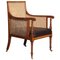 Mahogany and Satinwood Inlaid Bergère Armchair 1