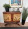 Mid-Century Italian Walnut Burl and Mirror Mosaic Dry Bar Cabinet, 1950s 2