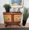 Mid-Century Italian Walnut Burl and Mirror Mosaic Dry Bar Cabinet, 1950s, Image 2