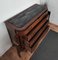 Italian Walnut, Brass & Marble-Top Chest of Drawers, 1940s 7