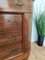 Italian Walnut, Brass & Marble-Top Chest of Drawers, 1940s 9