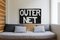 Outernet, Internet Era, Style Urbain Chinois, 2021, Black Ink Painting 2