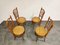 Chaises de Bistro Vintage, 1950s, Set de 4 2