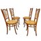 Chaises de Bistro Vintage, 1950s, Set de 4 1