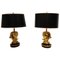 Brass Horse Head Table Lamps, 1970s, Belgium, Set of 2 1