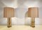 Vintage Brass Pineapple Table Lamps, 1970s, Set of 2 9