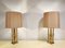 Vintage Brass Pineapple Table Lamps, 1970s, Set of 2, Image 9