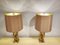 Vintage Brass Pineapple Table Lamps, 1970s, Set of 2, Image 4