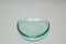 Beveled Curved Glass Bowl from Fontana Arte, 1960s 6