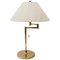 Brass Swing Arm Table Lamp, Germany, 1970s 1