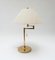 Brass Swing Arm Table Lamp, Germany, 1970s 2