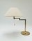 Brass Swing Arm Table Lamp, Germany, 1970s, Image 4