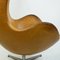 Cognacfarbener Modell 3317 Egg Chair von Arne Jacobsen für Fritz Hansen 11