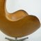 Egg Chair Modèle 3317 en Cuir Cognac par Arne Jacobsen pour Fritz Hansen 11