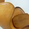 Silla Egg modelo 3317 de cuero coñac de Arne Jacobsen para Fritz Hansen, Imagen 10