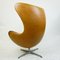 Cognac Leather Model 3317 Egg Chair by Arne Jacobsen for Fritz Hansen 7