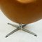 Egg Chair Modèle 3317 en Cuir Cognac par Arne Jacobsen pour Fritz Hansen 14