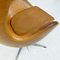 Egg chair nr. 3317 in pelle color cognac di Arne Jacobsen per Fritz Hansen, Immagine 15