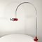 Red Spider Table Lamp by Joe Colombo for Oluce, 1960s 4