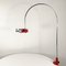 Red Spider Table Lamp by Joe Colombo for Oluce, 1960s, Image 4