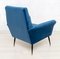 Mid-Century Modern Italian Velvet Lounge Chair, 1950s 7