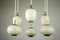 Deckenlampe aus Glas & Messing mit 6 Leuchten von Doria Leuchten, 1950er 7