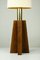 Mid-Century Table Lamp with Wooden Cross Base from Doria Leuchten, Image 8